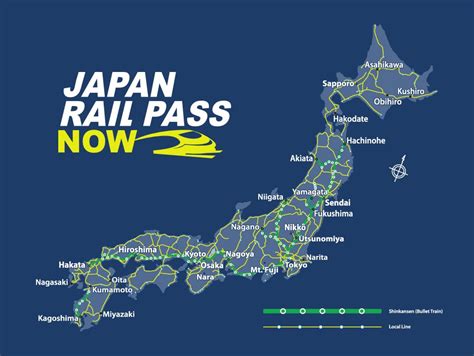 japan rail pass map 2023